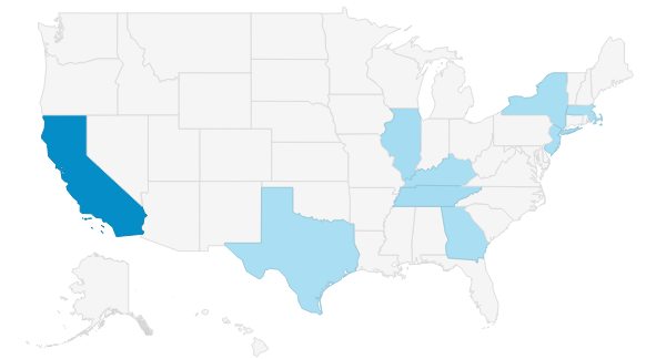 Geo Performance map